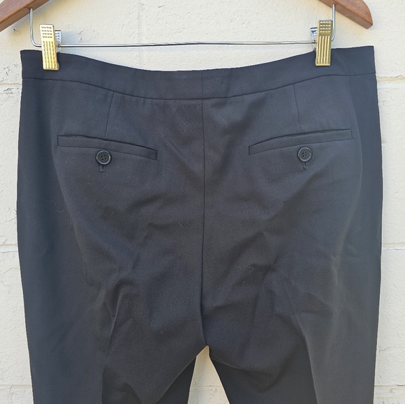 Theory slacks wool women size 10 blackmade in usa - Picture 4 of 5